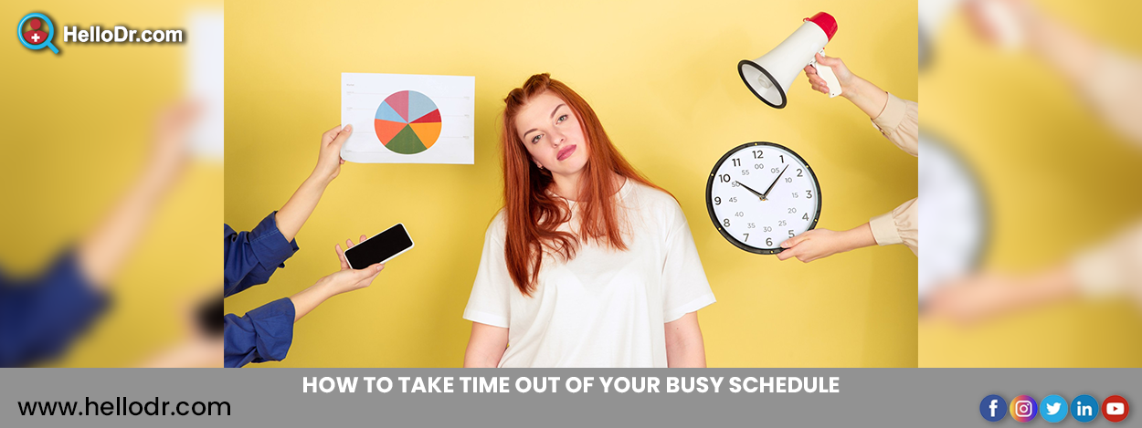 How to Take Time Out of Your Busy Schedule